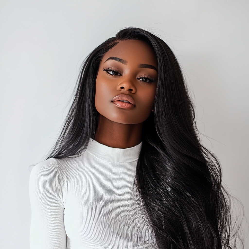 HD Lace | Glat Hår - Sort